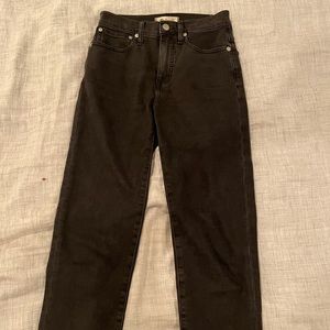 Madewell straight petite jeans